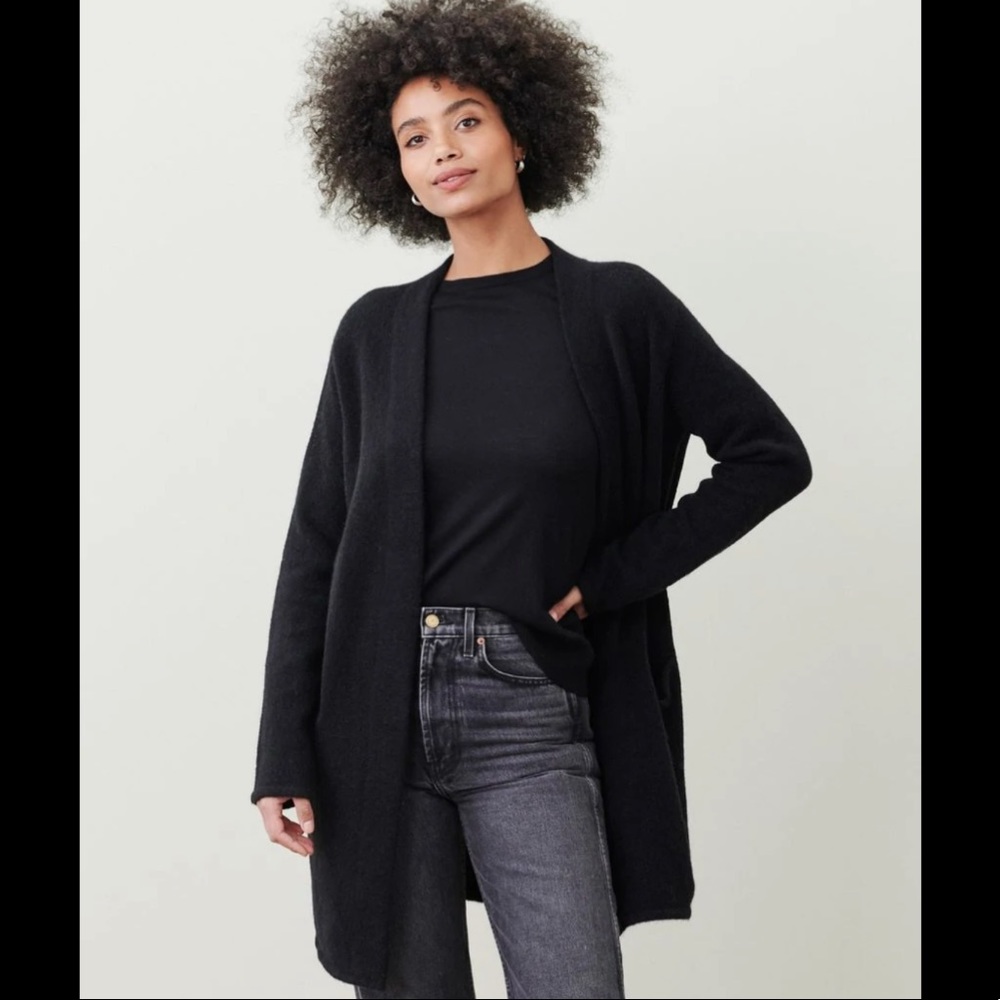 Jenni Kayne Sweater Coat Black XS